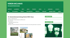 Desktop Screenshot of mcs-haus.com