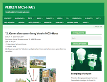 Tablet Screenshot of mcs-haus.com